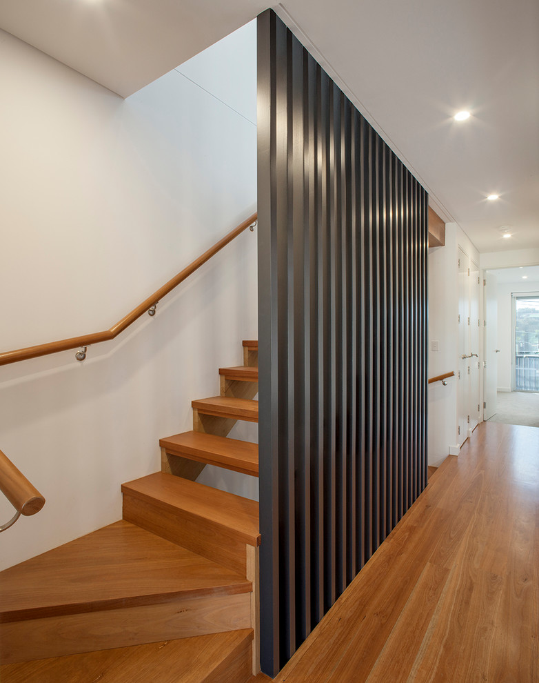 Inspiration for a contemporary staircase remodel in Sydney