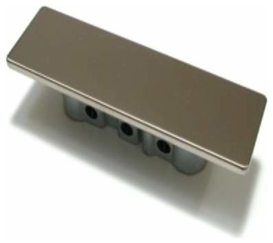 Richelieu 1026140195 Contemporary Recessed Cabinet Pull Brushed