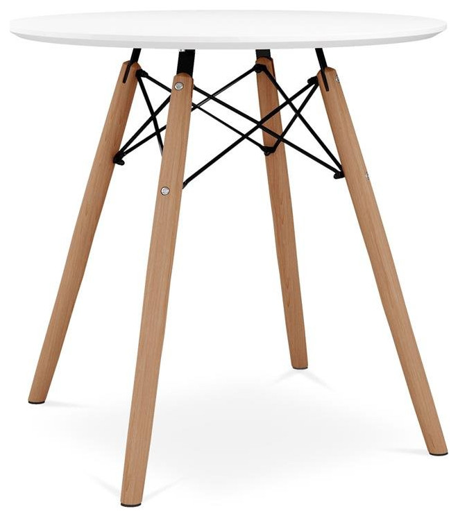 Aron Living 23" Mid-Century Wood Kids Playroom Table in White - Modern -  Kids Tables And Chairs - by World Modern Design | Houzz