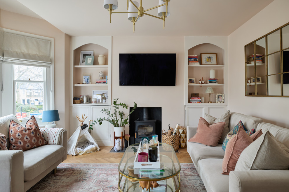 Dormer Loft conversion, London - Transitional - Living Room - London ...