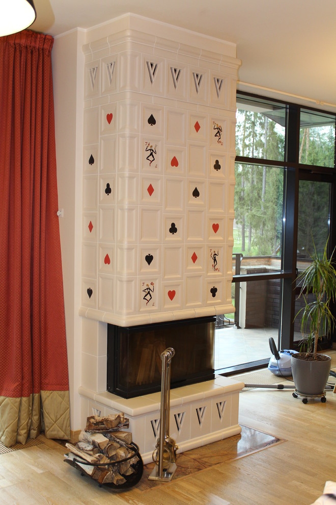 Изразцовые камины и печи