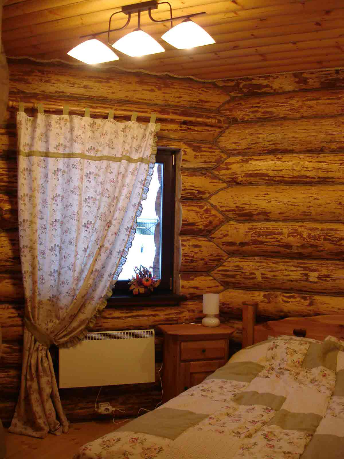 Интерьер бревенчатого дома