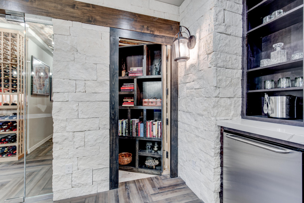 Country Club Drive Basement Remodel - Farmhouse - Basement - Other - by ...