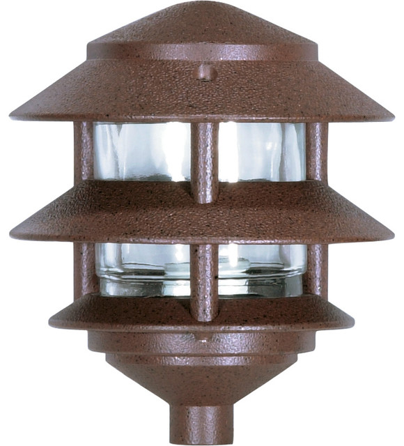 Nuvo 1Light Incandescent Outdoor Light Fixture, Old Bronze