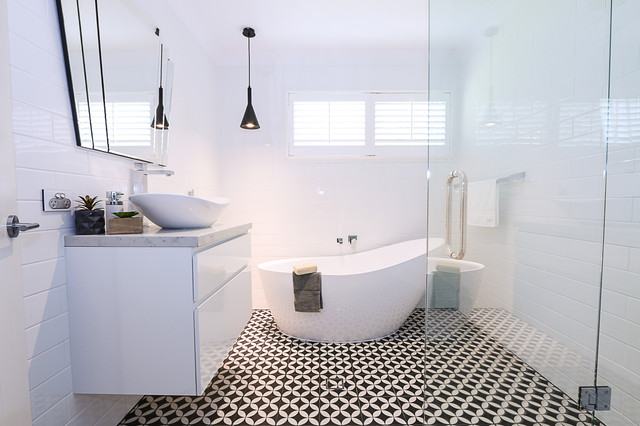 Balmoral Bathroom Renovation - Project with Zou Build - Contemporary ...