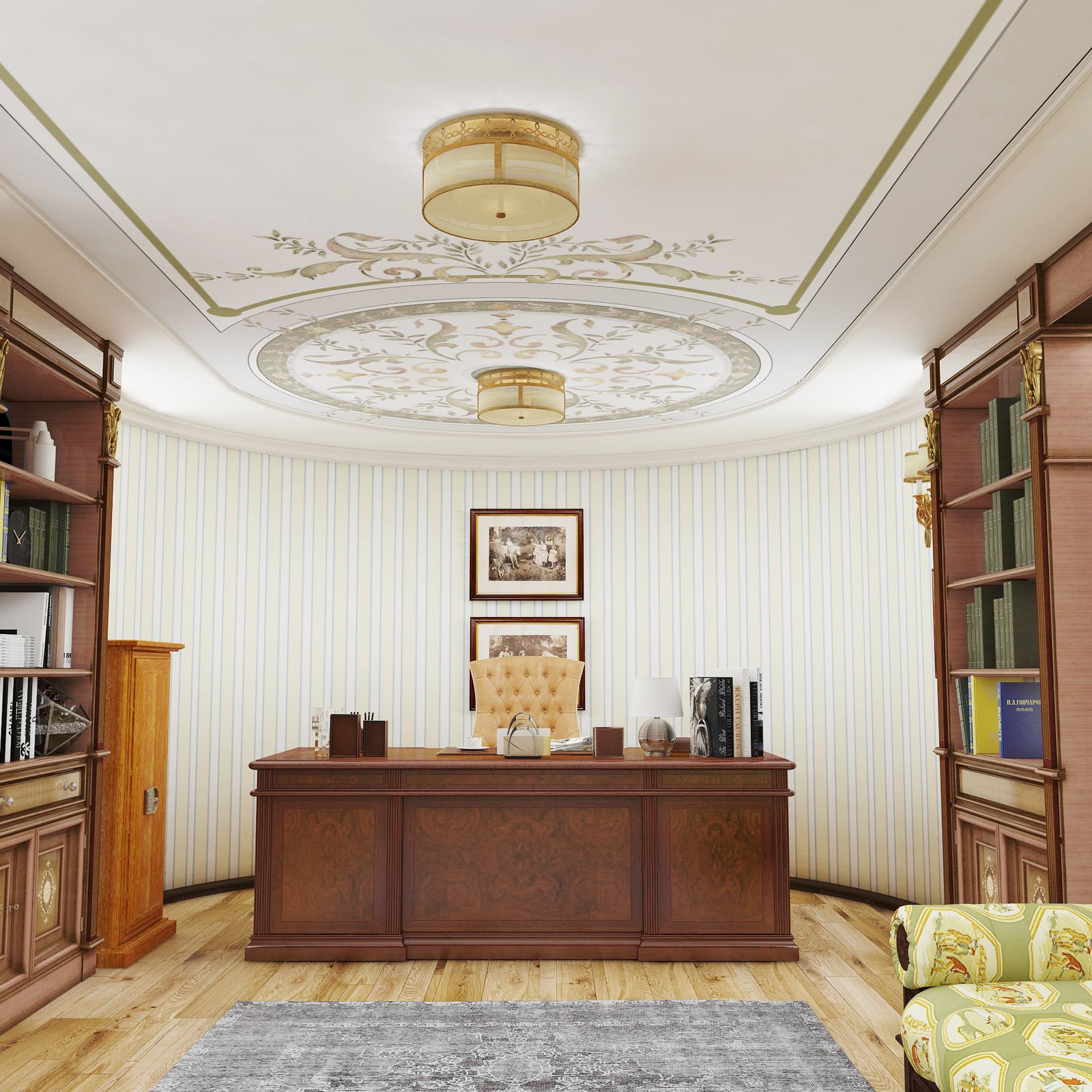 Проект. Интерьер подвала дома (70 м кв)