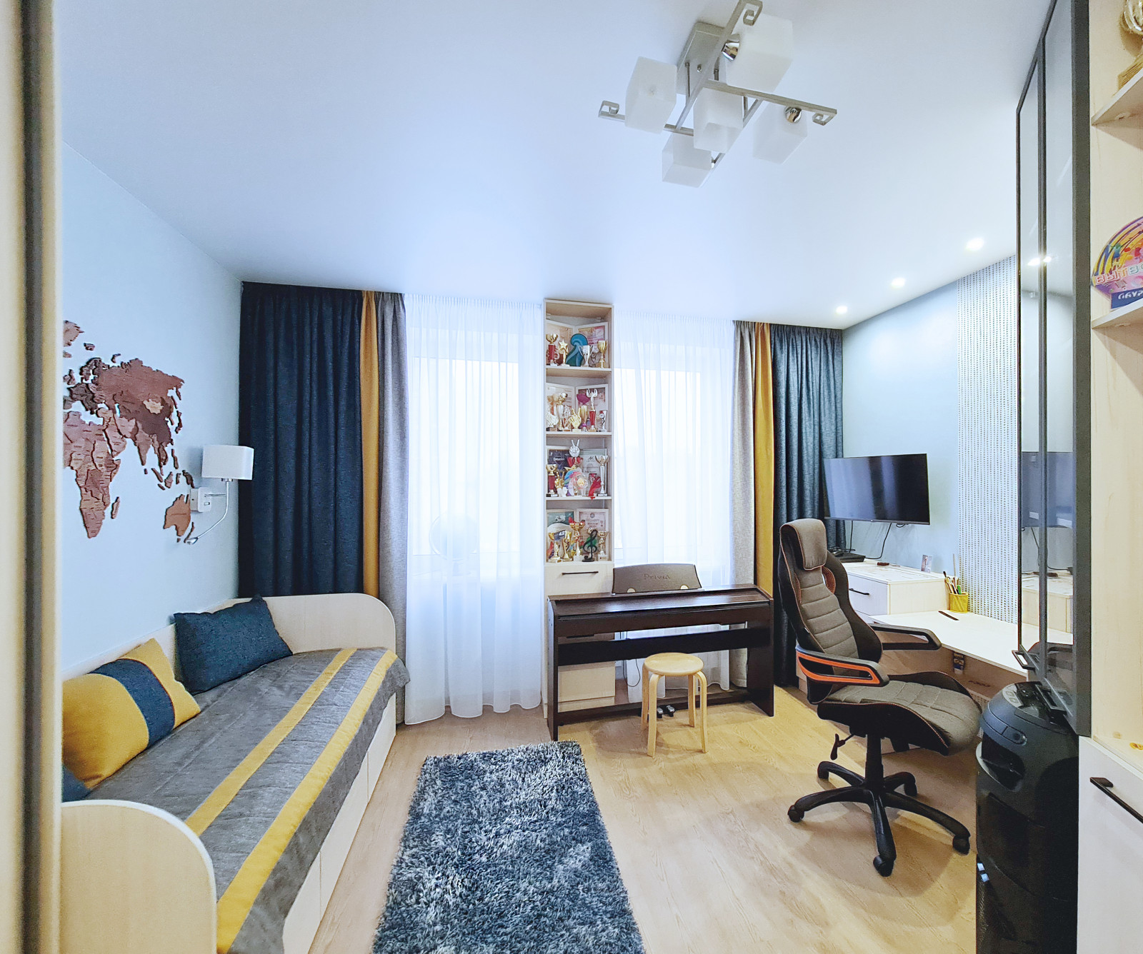 Трехкомнатная квартира 80 кв.м