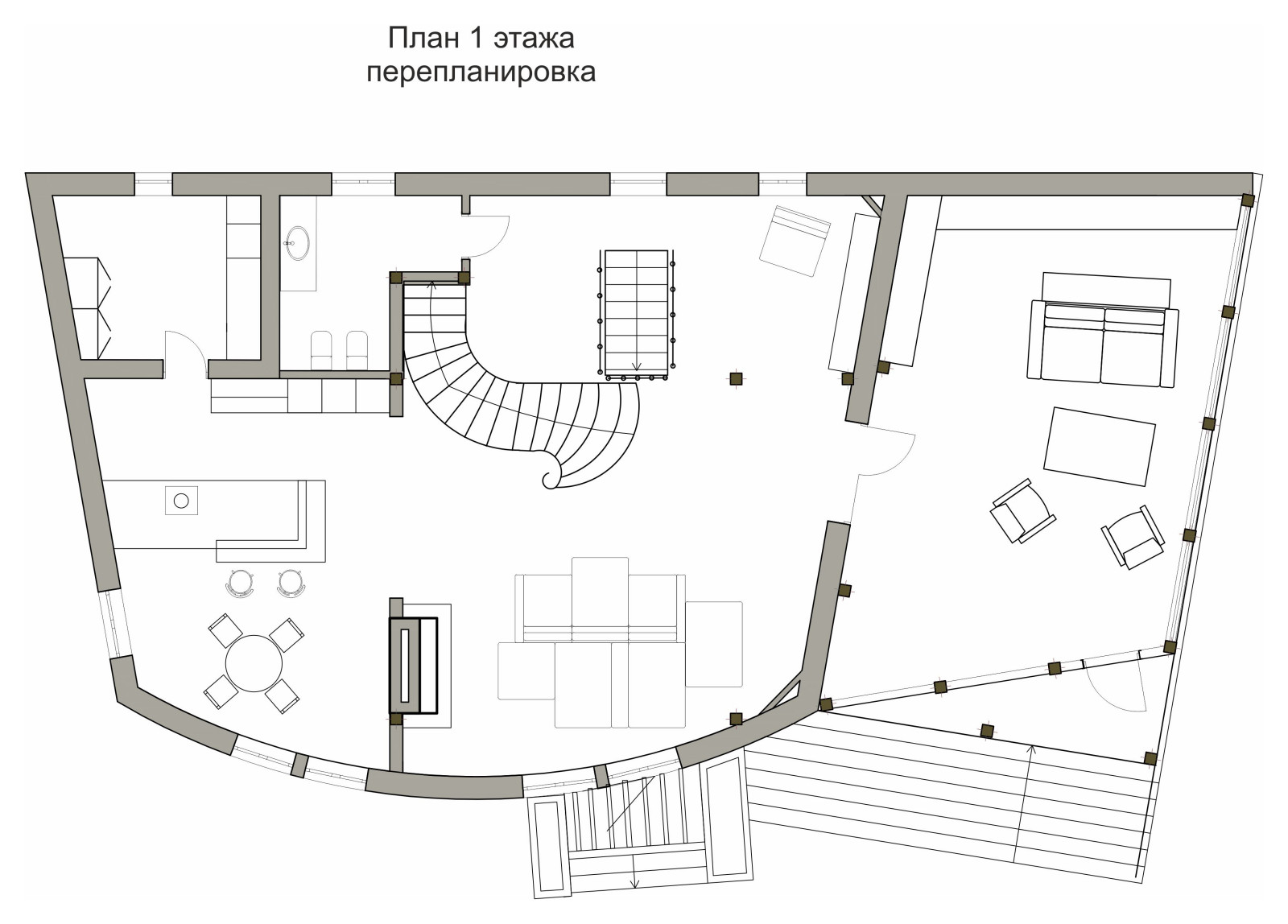 Дизайн-проект дома в Сазонках