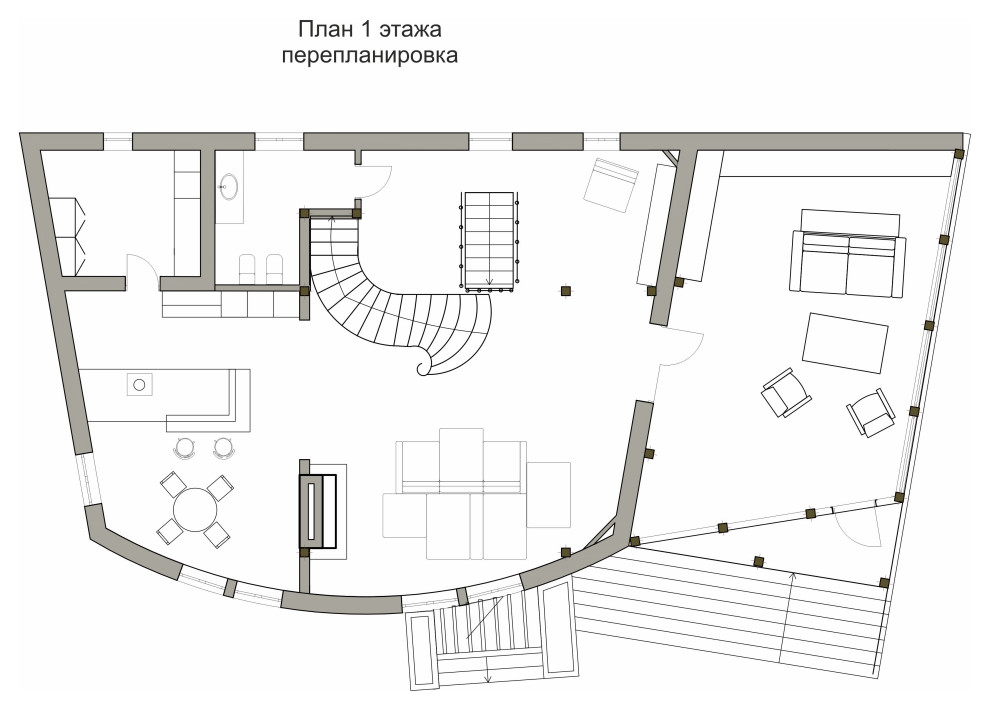 Дизайн-проект дома в Сазонках