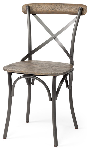 Ziraukon Outdoor Wicker Chair, Modern Style Patio Chairs Seat Of 2, Iron Frame Dining Chair With Beige Weather Resistant Cushions, PE