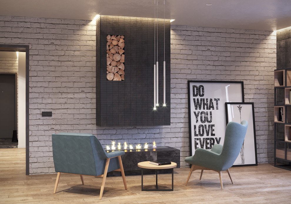 Дизайн квартиры в индустриальном стиле