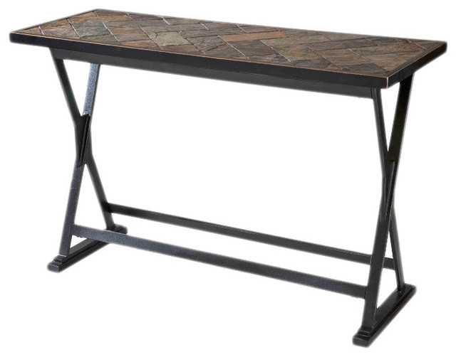 Durban South African Slatetop Console Table Contemporary Console