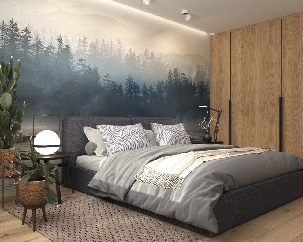 Спальня с фреской