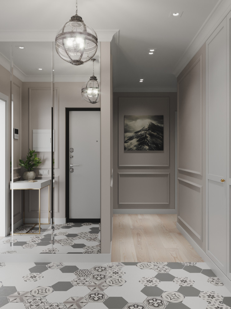 Трехкомнатная квартира в спокойных тонах