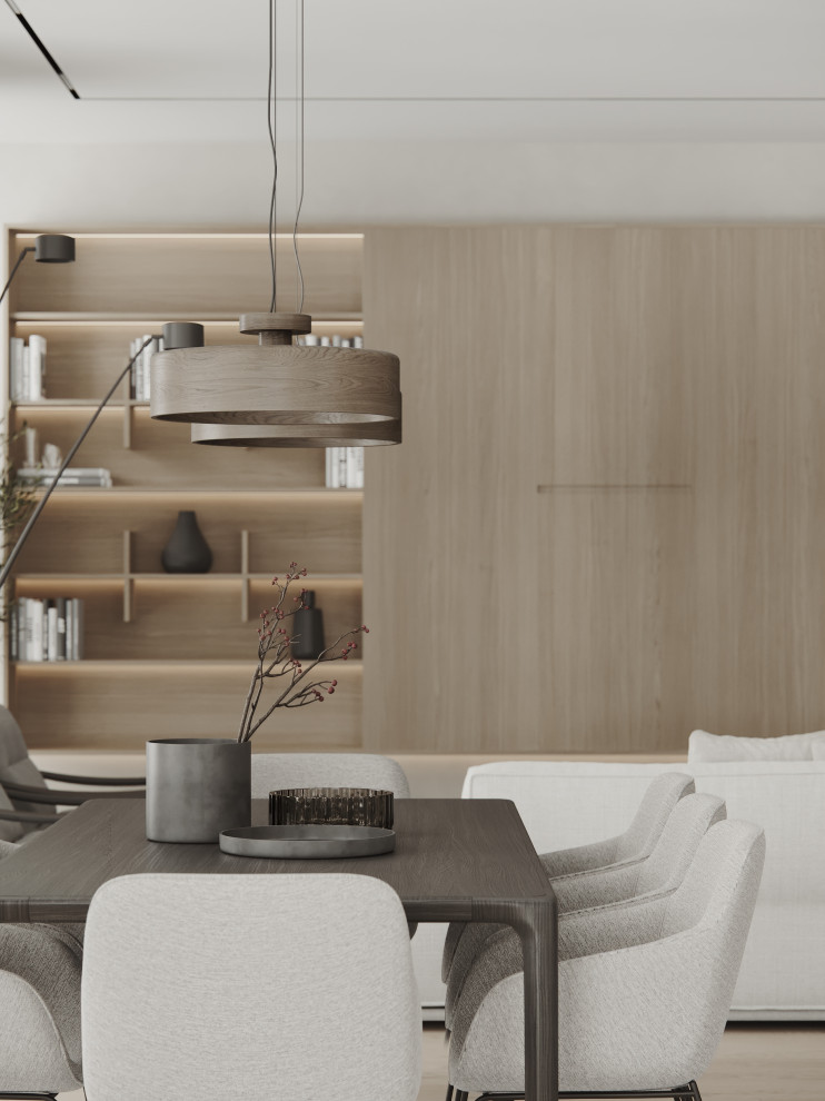 Квартира 144,8 m в стиле современный минимализм