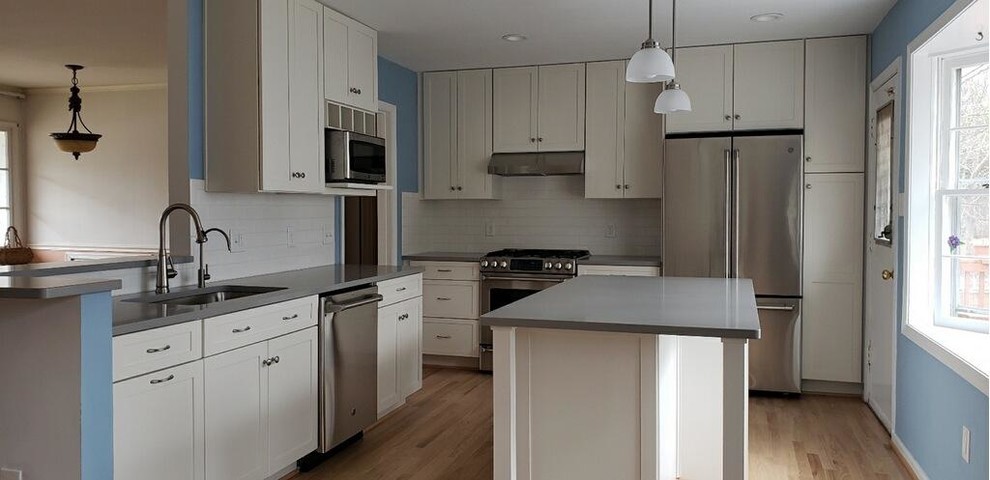 Transitional home design photo in DC Metro