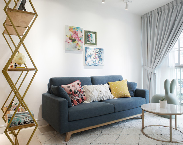 Flat in Compassvale Link eklektisk-vardagsrum