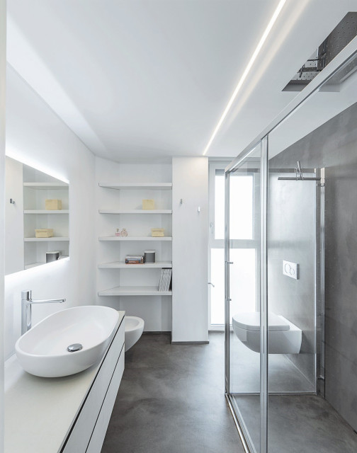 Progetto d'interni - appartamento 120mq contemporary-bathroom