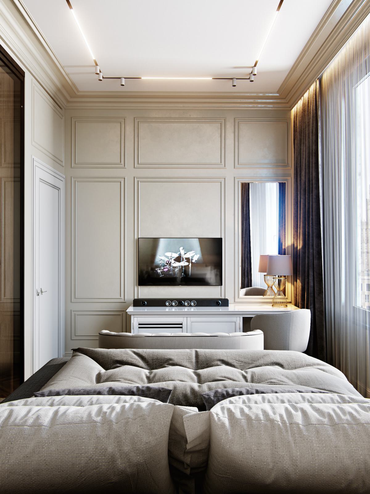 Интерьер квартиры в ЖК Символ 100м2