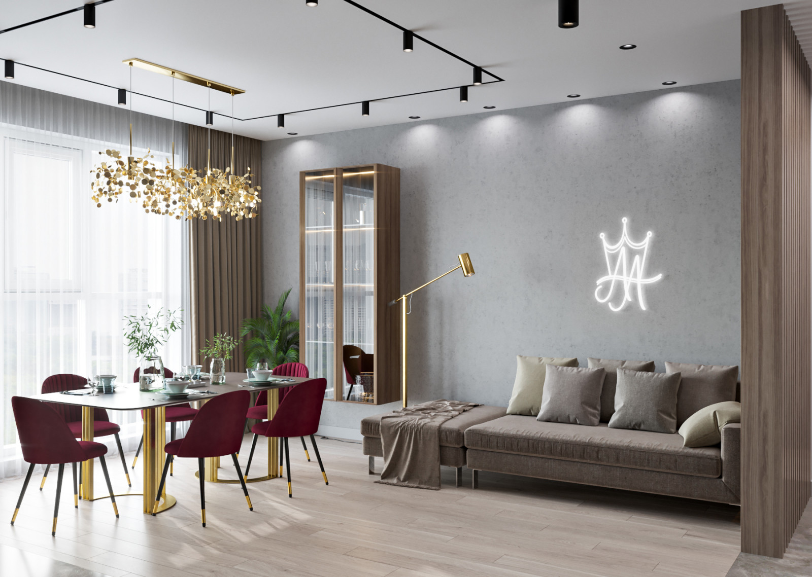 Проект квартиры 75 кв.м. 2020г.