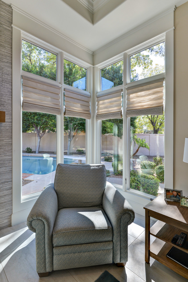 Home design - transitional home design idea in Phoenix