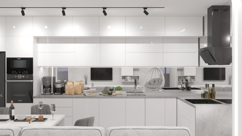 Трёхкомнатная квартира в ЖК на Высоте, г.Краснодар