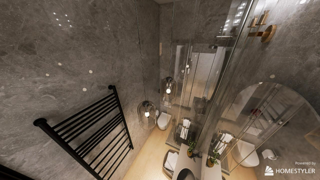 ALMA PROJECT - DECORATION D'UN STUDIO DE 20 M2 modern-bathroom