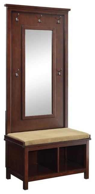 Bowery Hill Hall Tree Dark Walnut Bowery Hill Hall Tree Dark Walnut