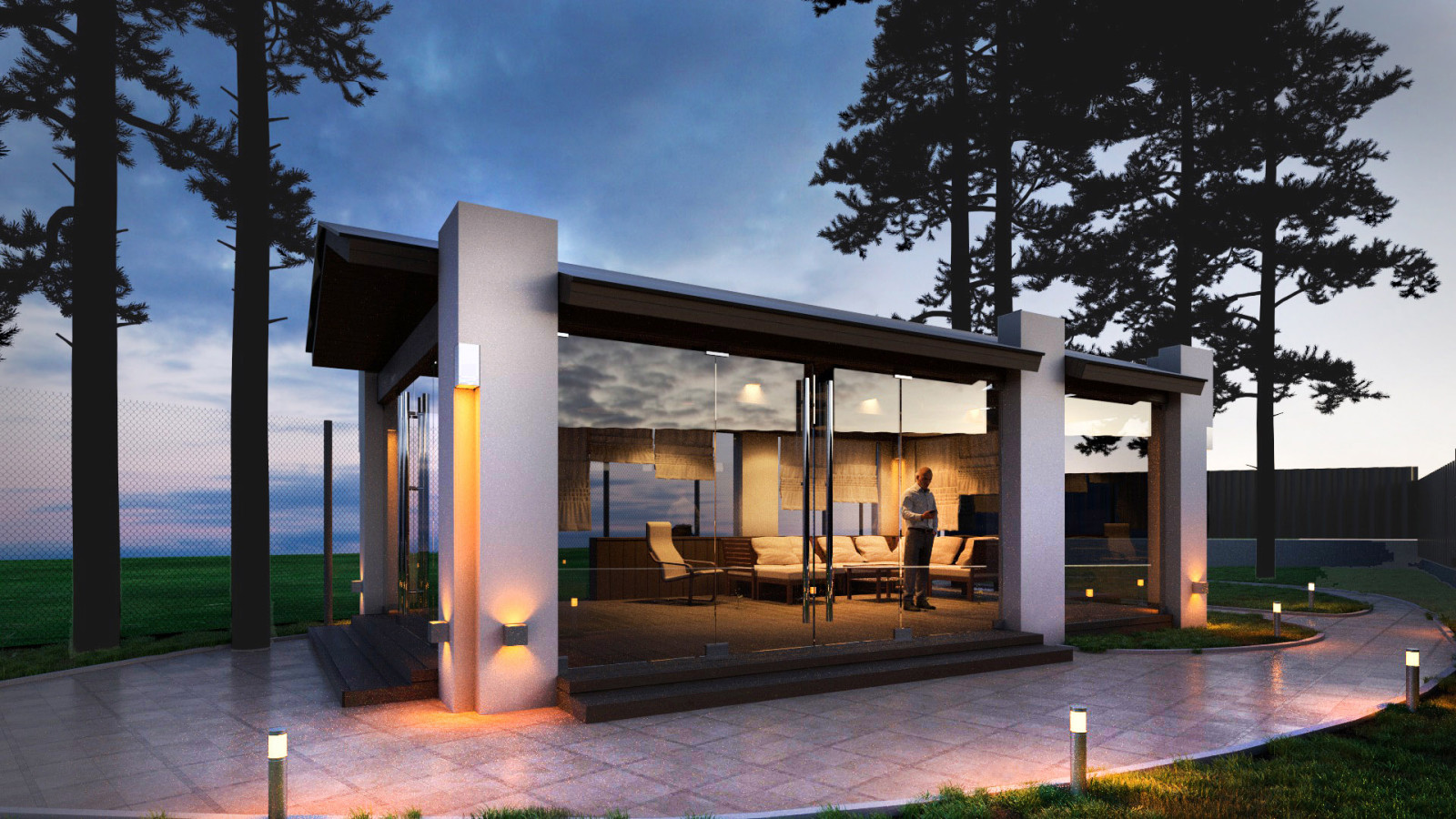 Частная беседка