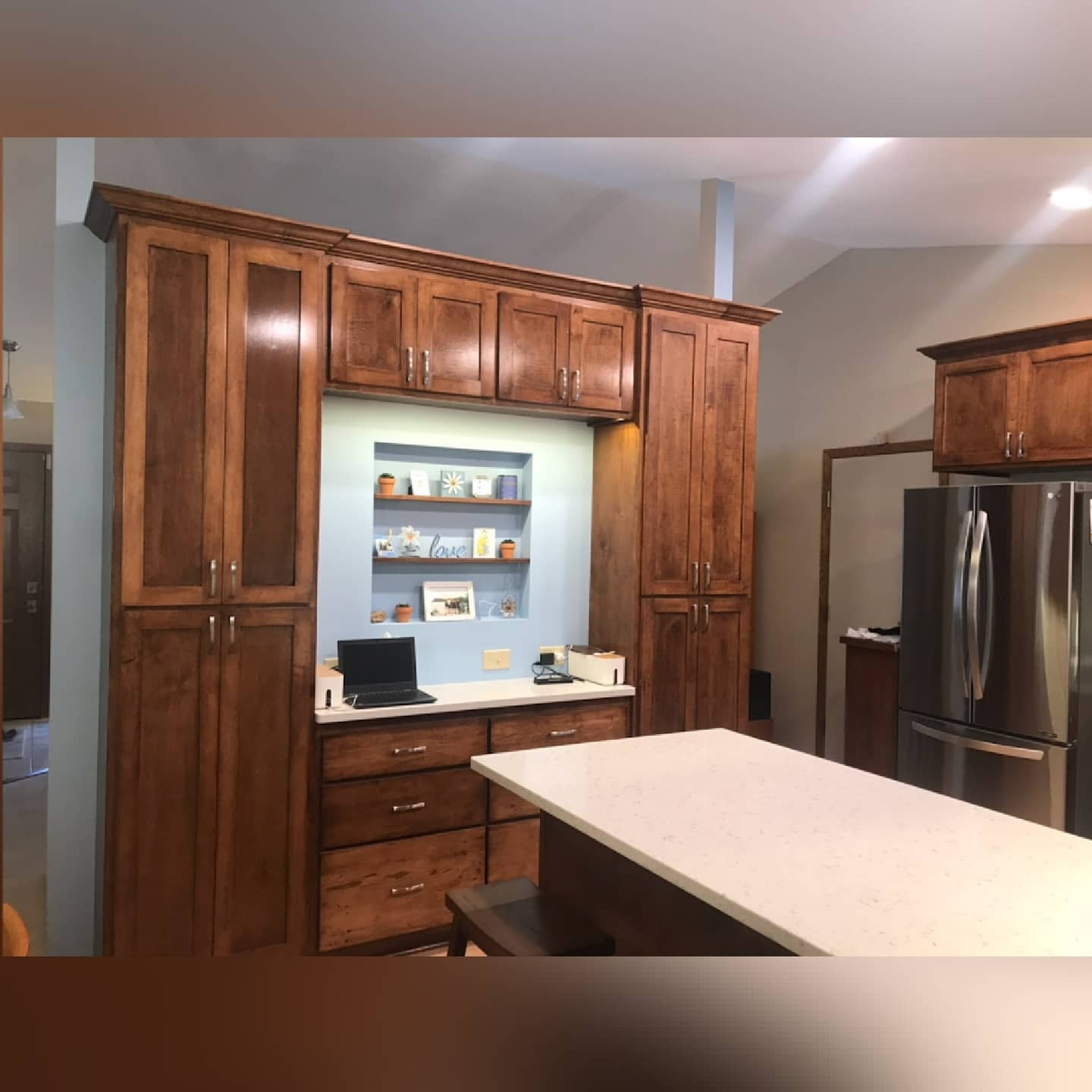 Coon Rapid Custom Cabinet Project