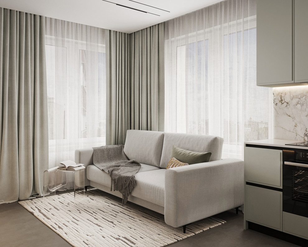 Дизайн-проект 3х-комнатной квартиры в "ЖК БелАрт", 78 кв.м