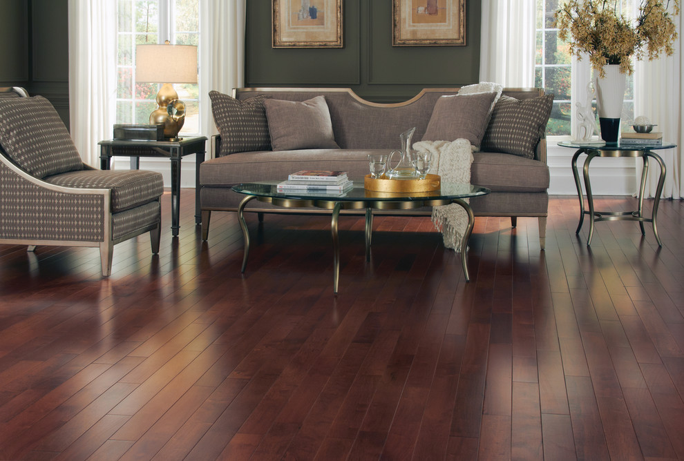 Casa De Colour Copper Hevea Solid Hardwood Transitional