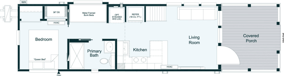 Tiny Home - Clayton Park Models - The Bankhead