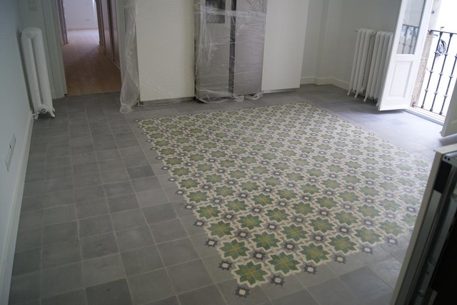 patterned cement tiles medelhavsstil-vardagsrum