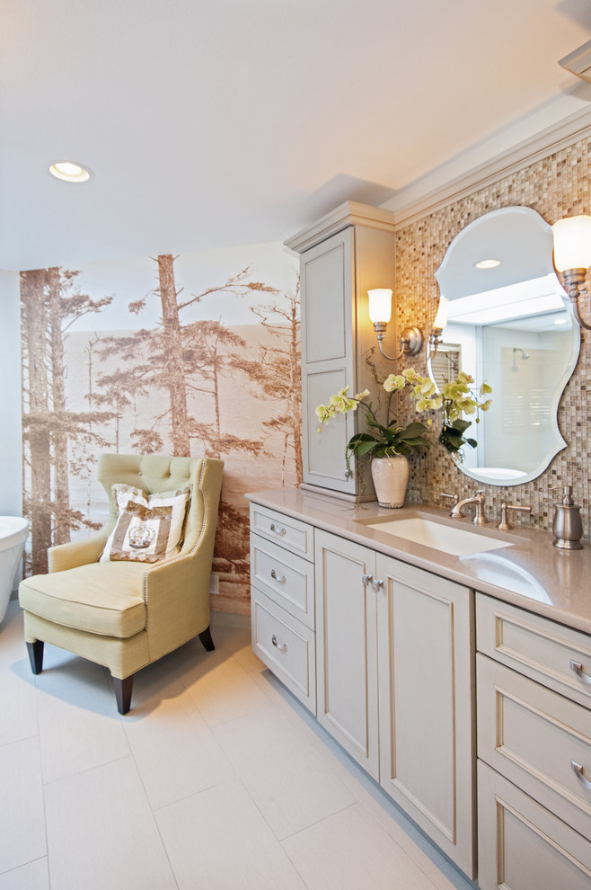 Inspiration for a transitional bathroom remodel in Seattle