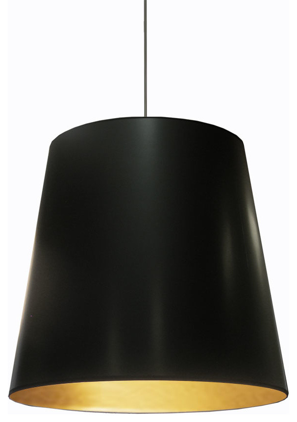 Dainolite 1-Light Oversized Drum Pendant, Large