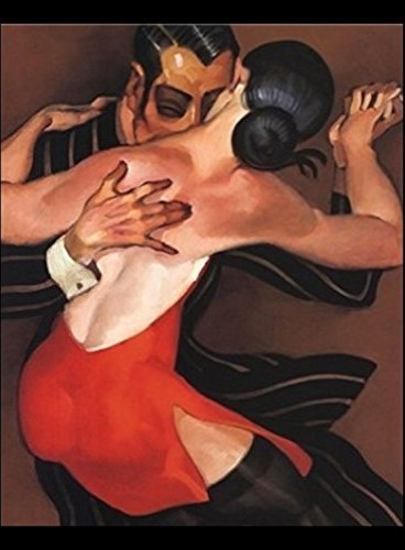 Tango Over the Piano by Juarez Machado 24x32 Art Print Poster Dancing Romance 