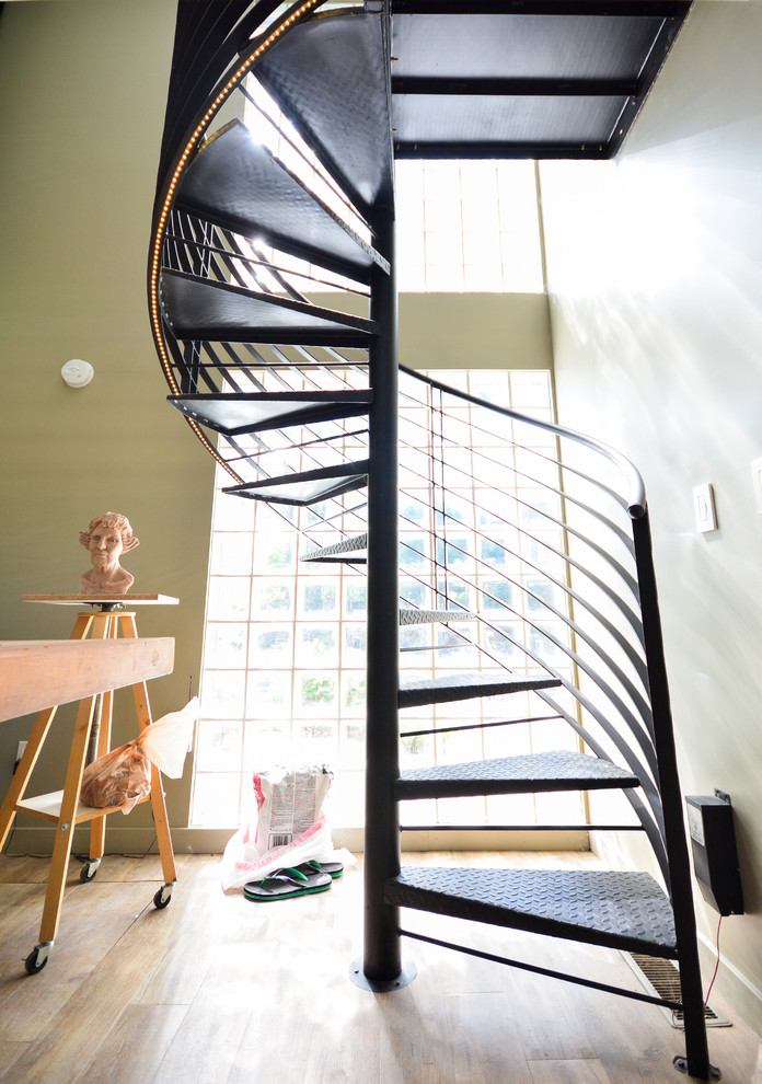 This is an example of a modern staircase in Bridgeport.