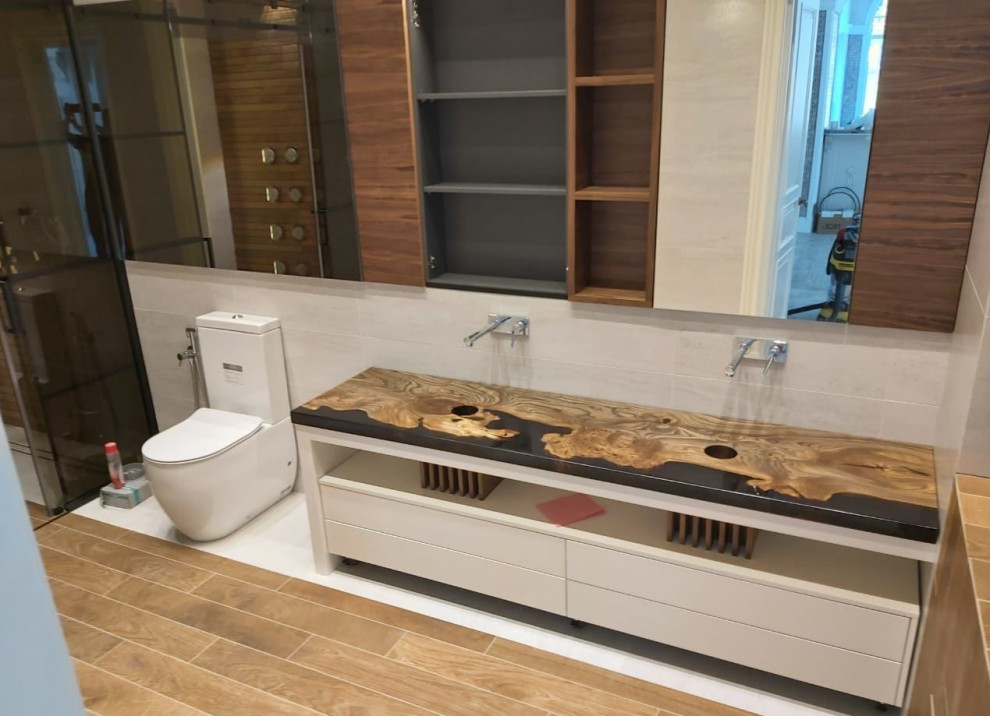 Столешница под 2 раковины