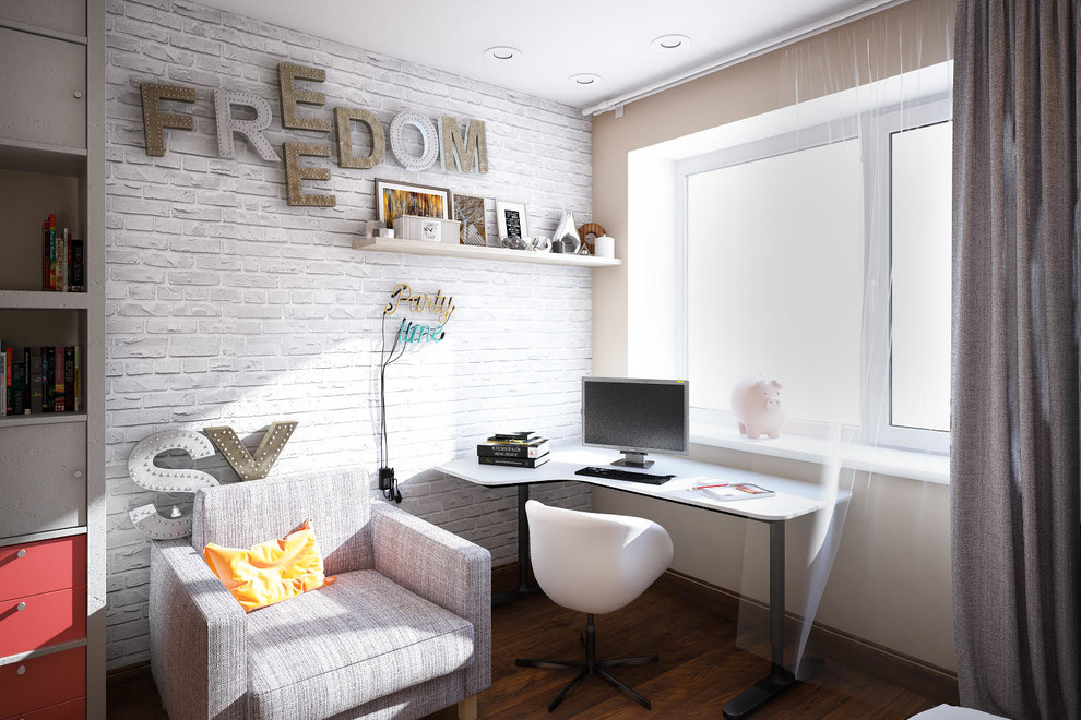 Проект жилой квартиры на улице Выборгская "легкий лофт"