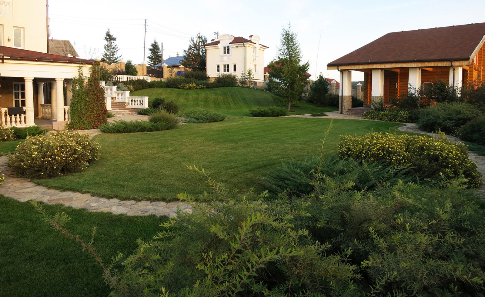 сад с балюстрадами