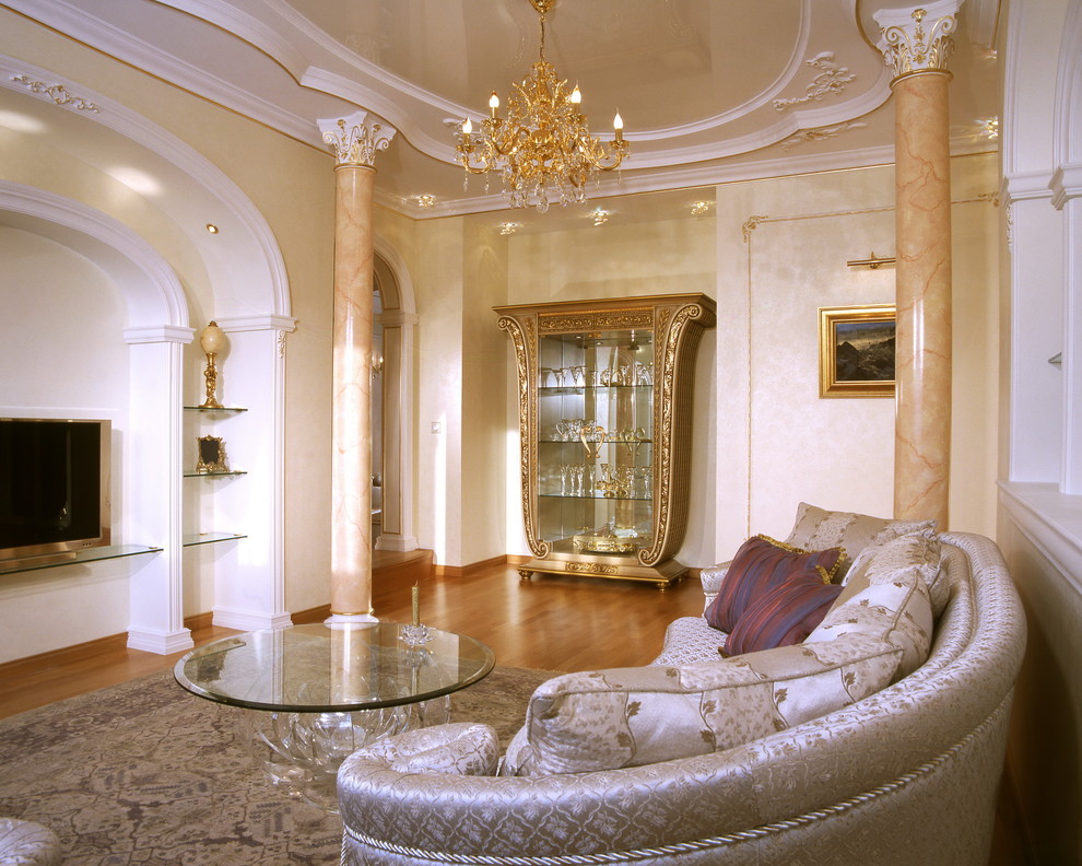 Роскошная квартира в классическом стиле с мебелью ASNAGHI