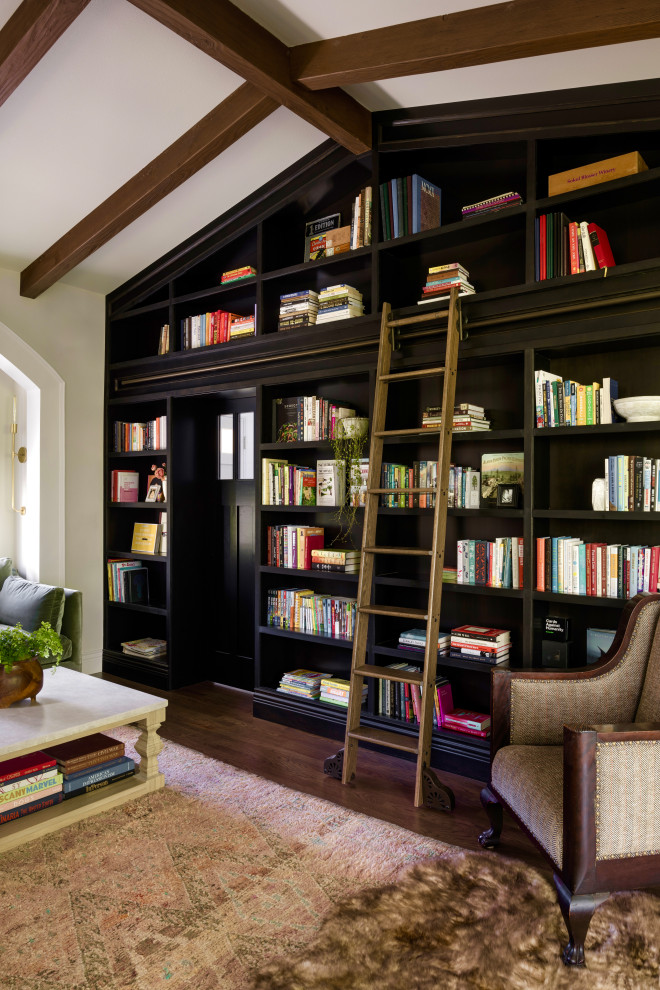 Inspiration for an eclectic family room remodel in Seattle