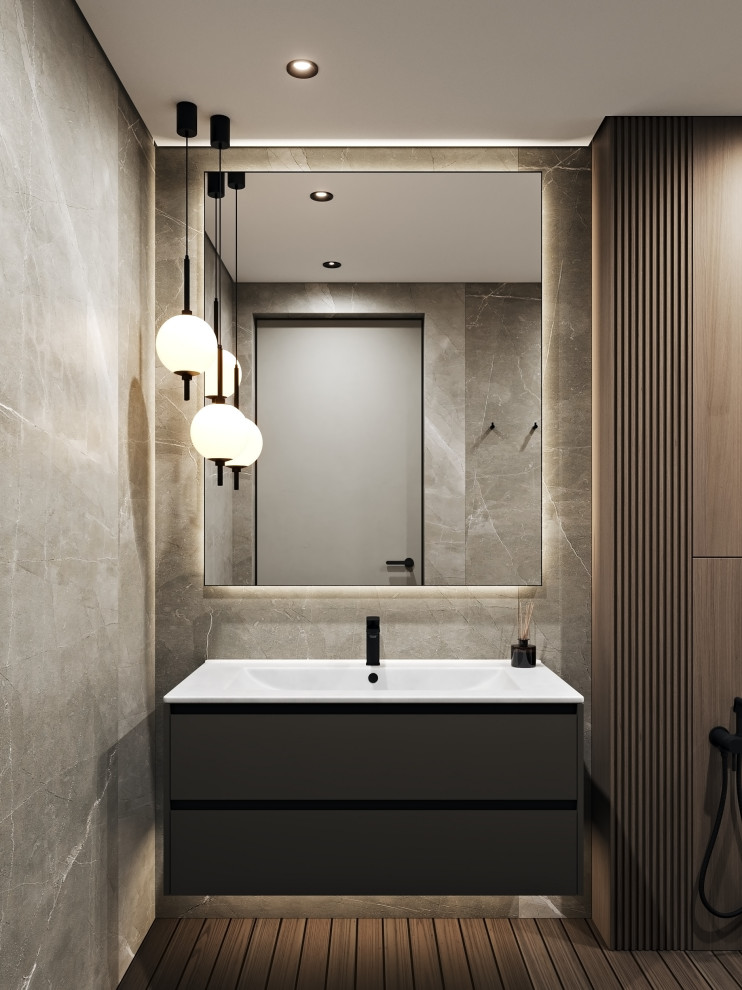 Дизайн интерьера квартиры в современном стиле в ЖК Шмитовский