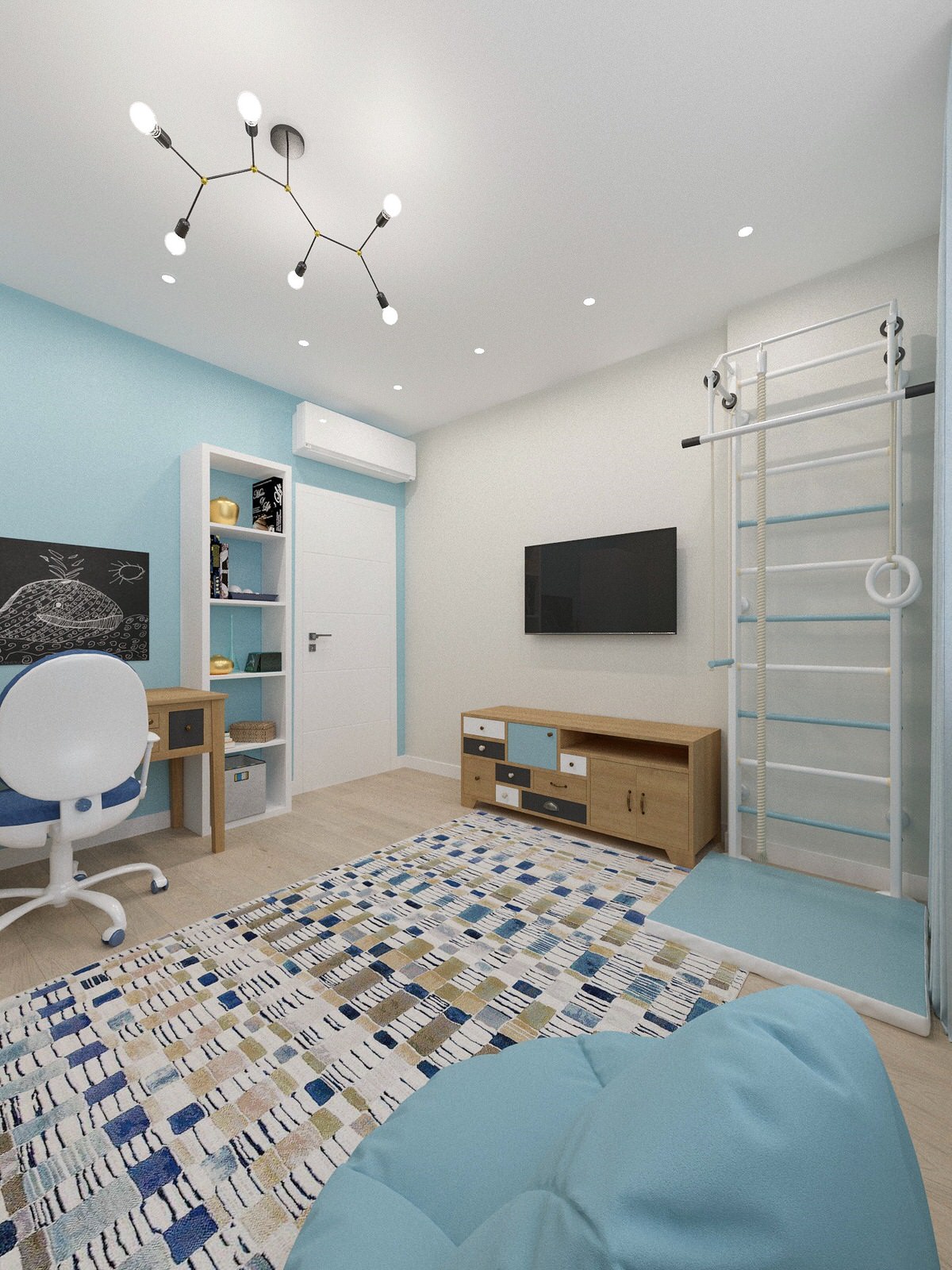 Трехкомнатная квартира.