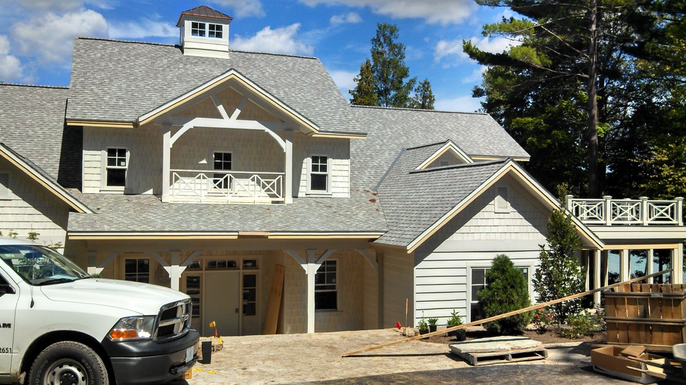 Lake House Under Construction