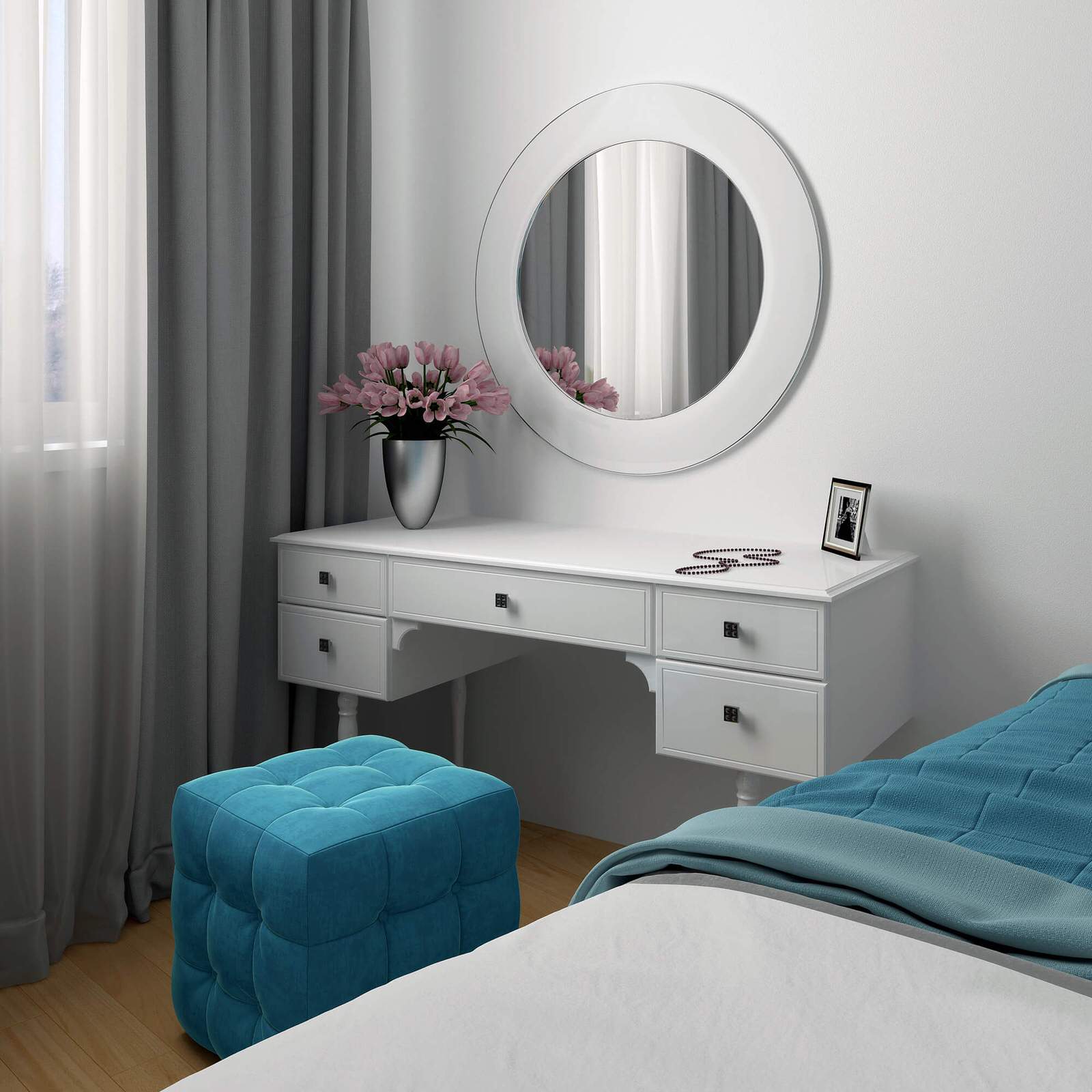 Спальня в скандинавском стиле