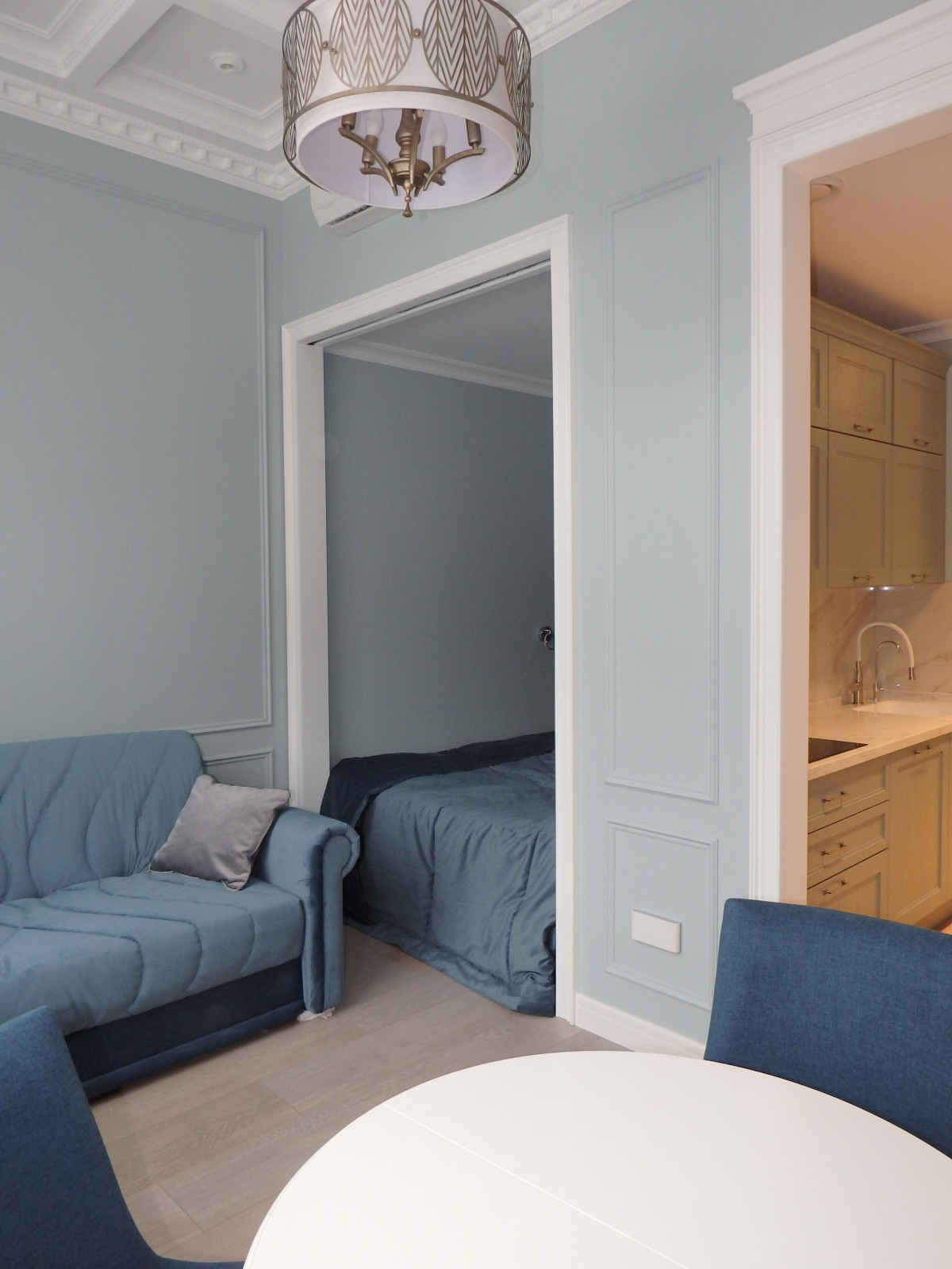 ЖК Вивальди - отделка квартиры-студии в новостройке на ул. Новочеремушкинская