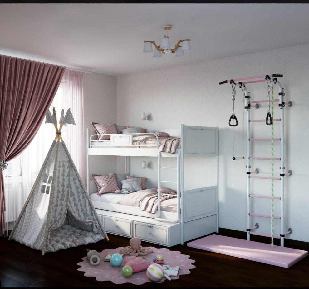 Спальня, детская и кухня в ЖК Статус