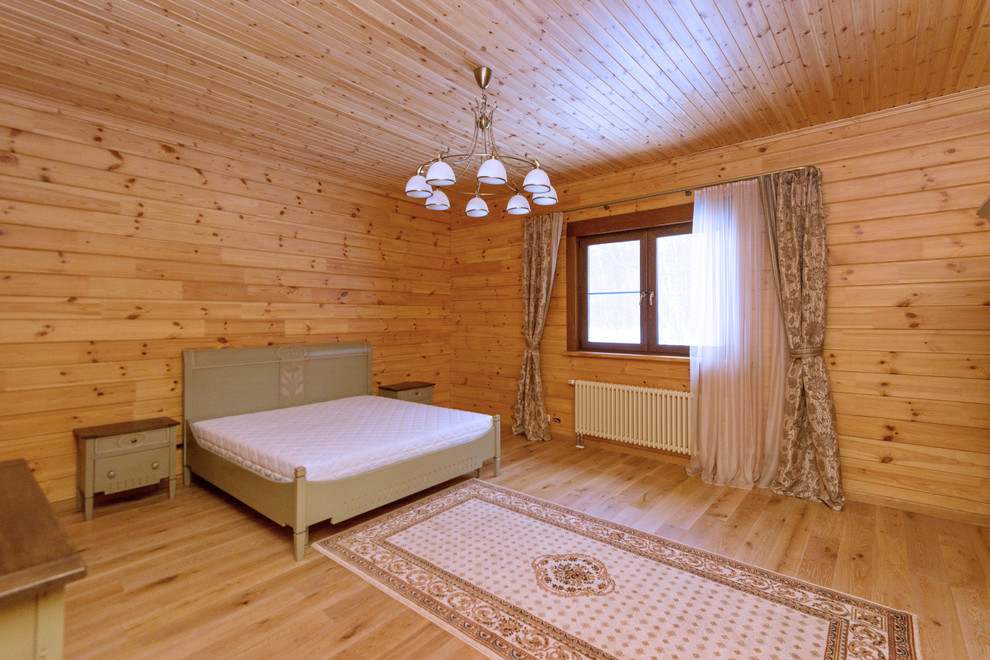 Дом из клееного бруса по проекту "Занино"